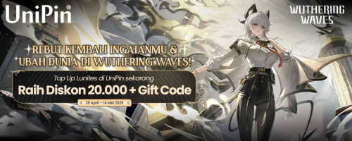 Rebut Kembali Ingatanmu & Ubah Dunia di Wuthering Waves! Top Up di UniPin & Raih Diskon 20.000 + Gift Code